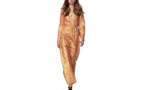 CHANEL Long-Sleeved Dresses Women's Gold