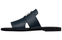 HERMES Arles Stylish Sandals Men's Dark Blue