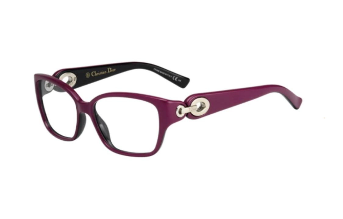 DIOR - Square Eyeglass Frames Women's Purple