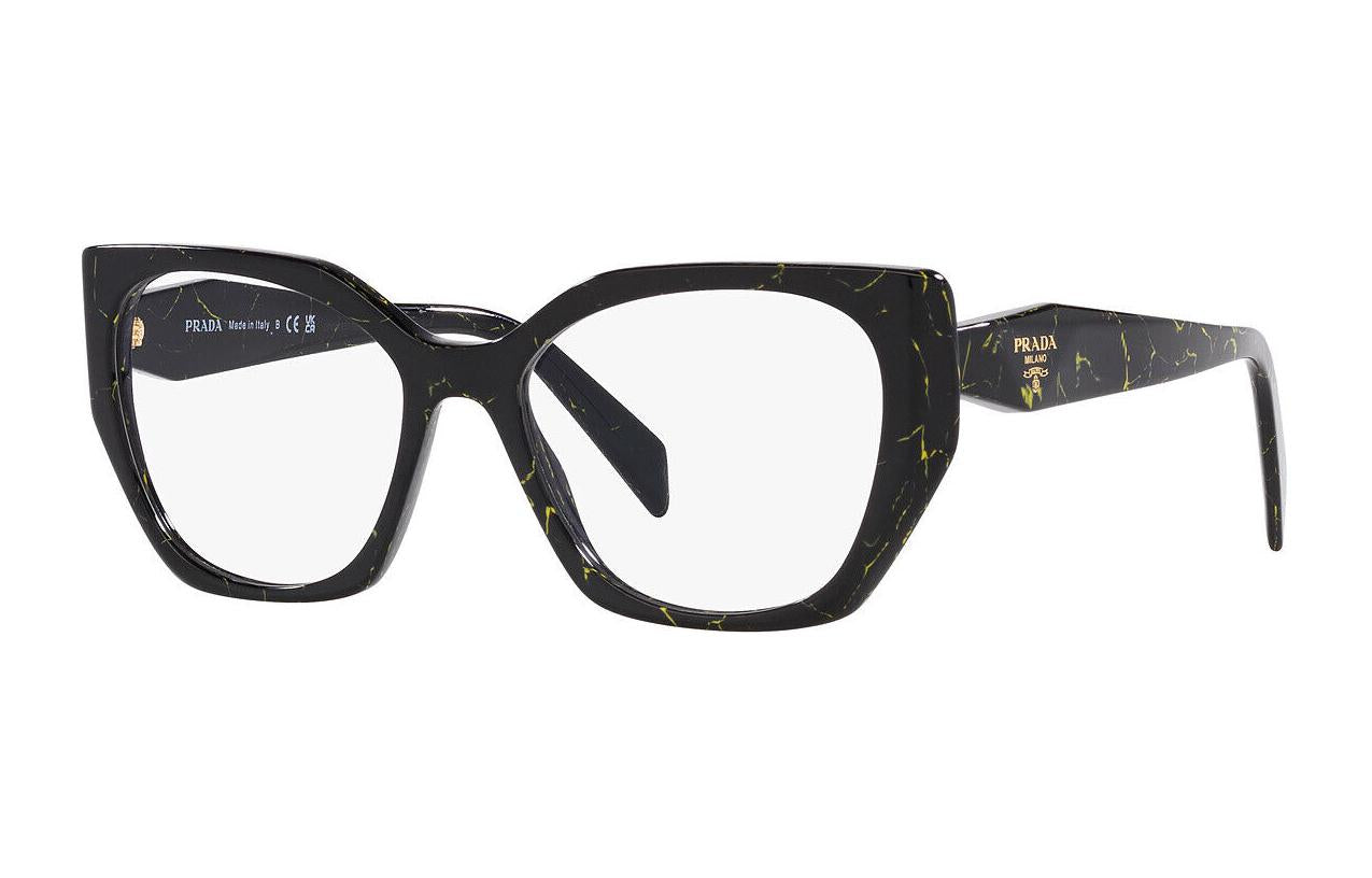 PRADA Acetate Butterfly Eyeglass Frames Women's Green