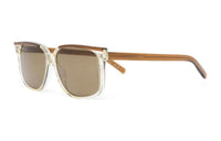 SAINT LAURENT Acetate Square Sunglasses Women's Brown