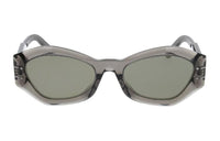 DIOR Irregular Shape Sunglasses Women's Gray