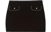 MIU MIU Casual Short Skirts Women's Black
