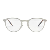 DIOR Metal Oval Eyeglass Frames Men's Palladium Gold
