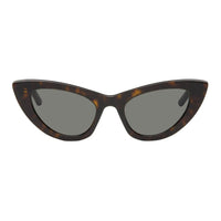 SAINT LAURENT Acetate Butterfly Sunglasses Women's Brown