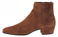 SAINT LAURENT Ankle Boots Women's Brown
