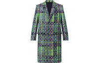 LOUIS VUITTON Monogram Neon Check Coat