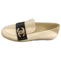 CHANEL Loafers Women's White