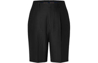 LOUIS VUITTON Mini Monogram Silk Blend Tailored Shorts Casual Shorts Men's Black