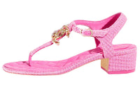 CHANEL Stylish Sandals Women's Pink