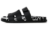 HERMES Chypre Other Quiet Slide Slippers Men's Black