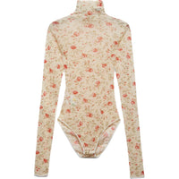 PRADA Allover Printed Jersey Bodysuit