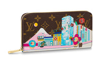 LOUIS VUITTON Zippy Wallet Mount Fuji Vivienne Holiday Monogram Canvas/Blue