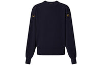 LOUIS VUITTON D-Ring Detail Cashmere Jumper Sweater Women's Marine Blue