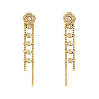 CHANEL 18K Gold Earrings Women's Gold