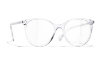 CHANEL Sunglasses Unisex Transparent