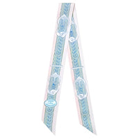 HERMES Silk Scarves Women's Blue