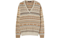 Loro Piana Knitwear Women's Earth Tone Pattern
