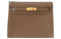 HERMES Kelly Danse Swift Leather Handheld Crossbody Bag, Shoulder Bag Women's