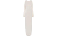 SAINT LAURENT Cape Empire Sleeveless Long Dress