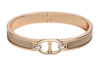 HERMES Bangles Women's Milk Tea Gray