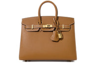 HERMES Birkin Epsom Leather Birkin Bag Handbags Regular Women's Gold Gold Brown