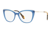 MIU MIU Acetate Butterfly Eyeglass Frames Women's Blue