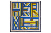 HERMES Silk Scarves Women's Blue