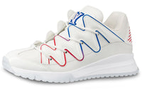 LOUIS VUITTON Zig Zag Casual Shoes Men Low-Top White/Blue/Red
