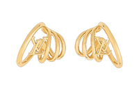 LOUIS VUITTON Earrings Women's Gold