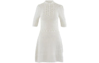 CELINE Short Sleeved Dresses Women's White