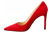 PRADA Slim Heel High Heels Women's Red
