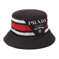 PRADA Nylon Logo Bucket Hat