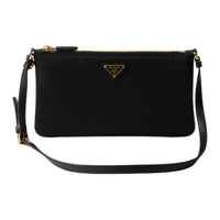 PRADA Re Nylon Recycled Nylon Shoulder Bag, Crossbody Bag Women's Black