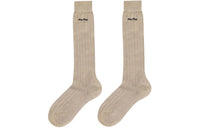 MIU MIU Knee-High Socks Women's 1 Pack Brown