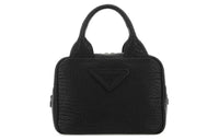 PRADA Leather One Shoulder Handbags Women's Black
