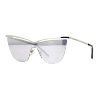 SAINT LAURENT Cat Eye Sunglasses Unisex Silver