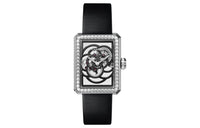 CHANEL CHANEL PREMIERE Collection Wrist Watch Manual Mechanical Movement Satin Strap Cut-Out Dial Women's