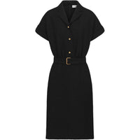 DIOR Short Sleeved Dress Women's Black
