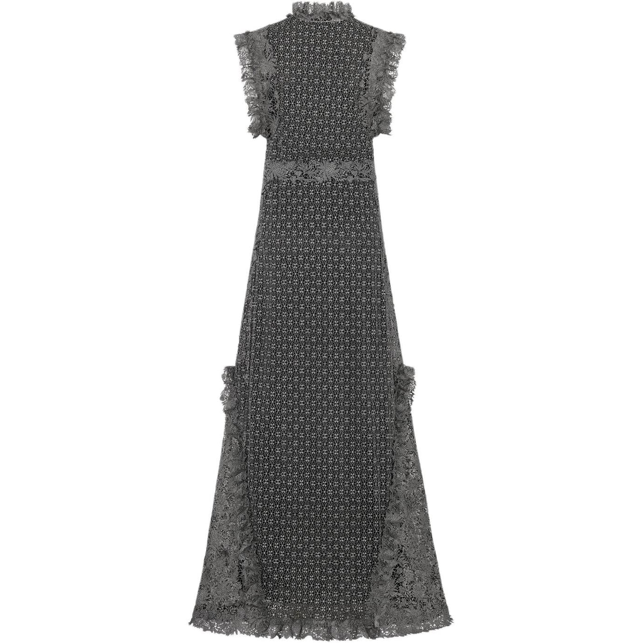 DIOR SS25 Sleeveless Dress Women's Silver Black