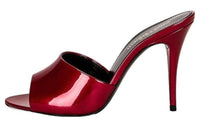 SAINT LAURENT Slide Slippers Women's Red
