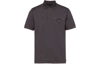 PRADA Polo Shirts Men Dark Gray