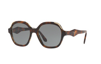 PRADA Plastic Irregular Shape Sunglasses Unisex Tortoiseshell