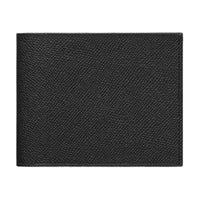 HERMES Citizen Twill Epsom Leather Wallet Men's Black