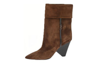 SAINT LAURENT Ankle Boots Women's Brown