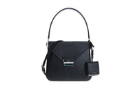 PRADA Leather One Shoulder Handbag Medium Size Women's