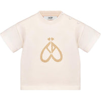 DIOR T-Shirt Cream Infant And Toddler