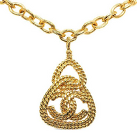 CHANEL Gold-Plated Necklaces Women's Gold