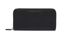 PRADA Saffiano Leather Wallet Men's Black