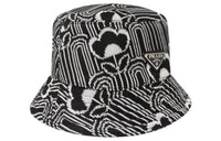 PRADA Polyester Bucket Hats Women's Black